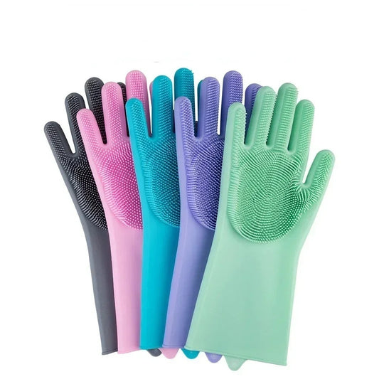 Magic Silicone Dish Washing Gloves