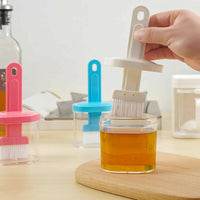 Oil Bottle with Silicone Brush
