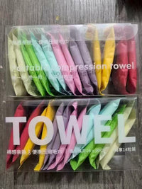 Disposable Washcloths | 14 pcs/box | Portable Travel Towels